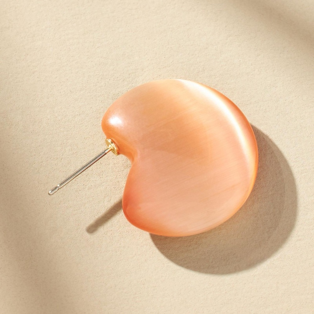 ANTHRO Curved Lucite Earrings - Picture 2 of 6